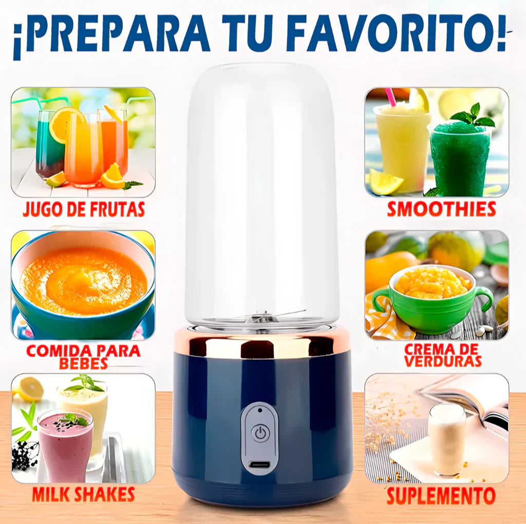 BlendGo™ - Prepara tus batidos favoritos y llévalos a donde quieras. 🚀🥤