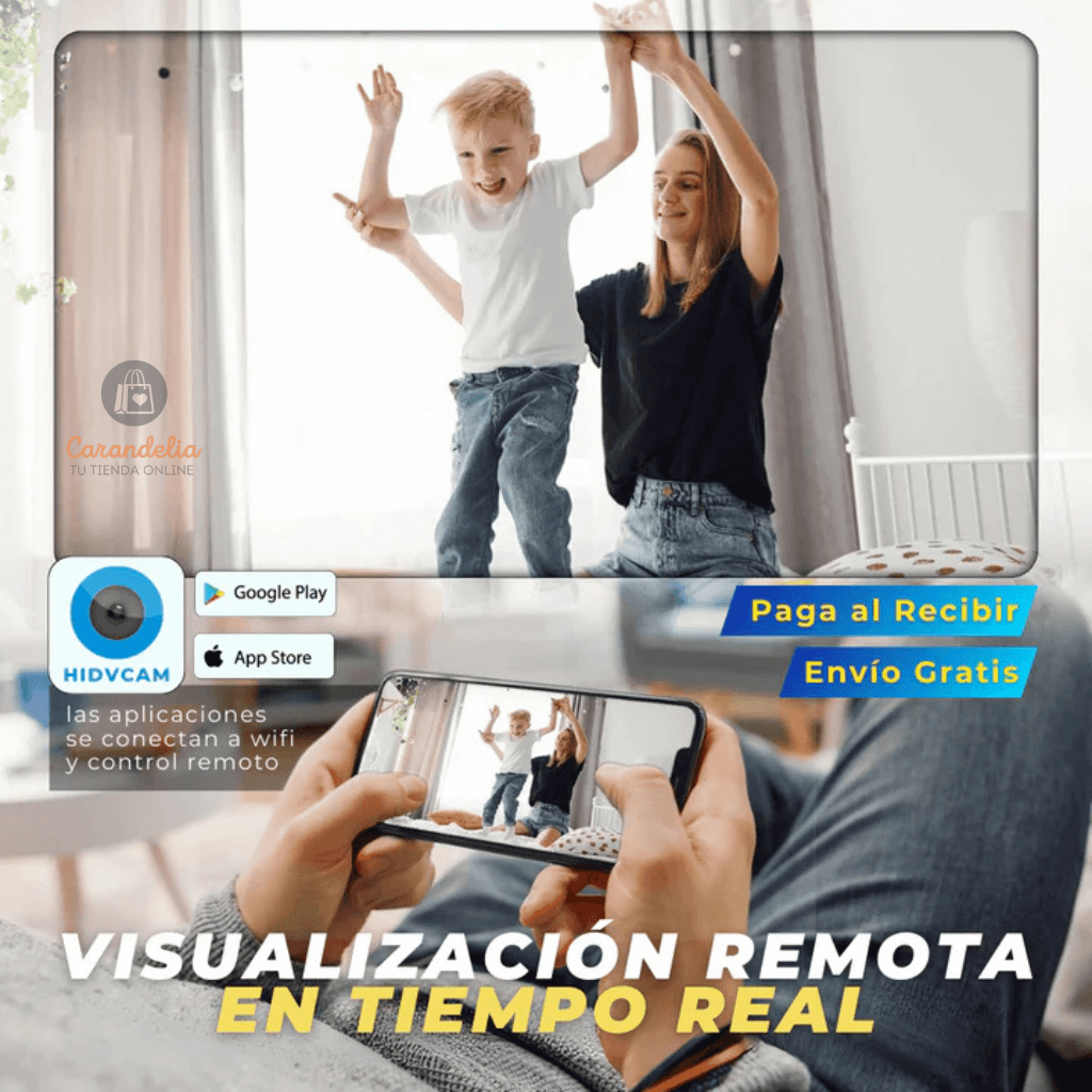 Mini Cámara WiFi – Protege tu Hogar en Todo Momento