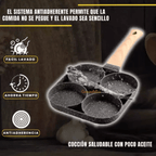 Sartén Antiadherente – Cocina 4 en 1 – Prepara comidas completas en minutos sin ensuciar de más