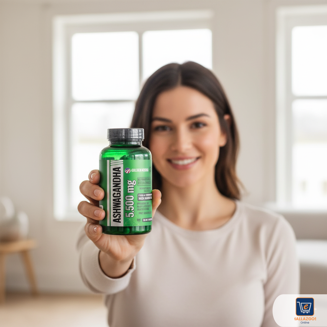 2X1 𝐀𝐒𝐇𝐖𝐀𝐆𝐀𝐍𝐃𝐇𝐀 𝟓,𝟓𝟎𝟎 𝐌𝐆 Reduce cortisol & estrés +ENVÍO GRATIS