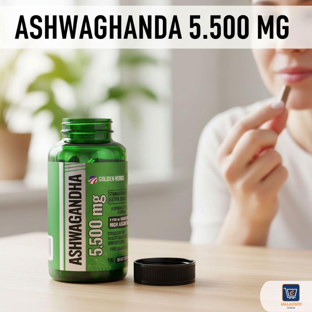 2X1 𝐀𝐒𝐇𝐖𝐀𝐆𝐀𝐍𝐃𝐇𝐀 𝟓,𝟓𝟎𝟎 𝐌𝐆 Reduce cortisol & estrés +ENVÍO GRATIS
