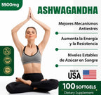 2X1 𝐀𝐒𝐇𝐖𝐀𝐆𝐀𝐍𝐃𝐇𝐀 𝟓,𝟓𝟎𝟎 𝐌𝐆 Reduce cortisol & estrés +ENVÍO GRATIS