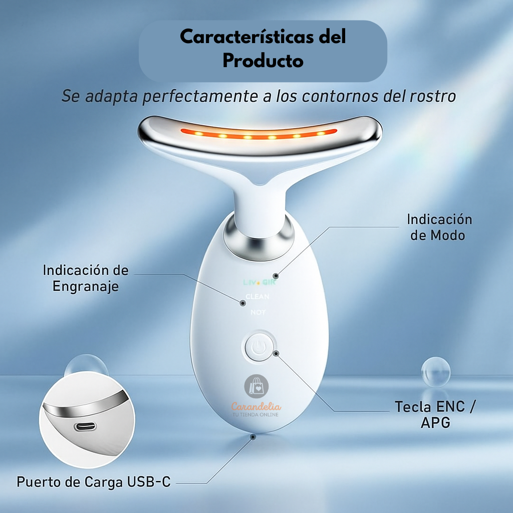 Masajeador Lifting – ¡Tu Rutina Facial Más Efectiva!