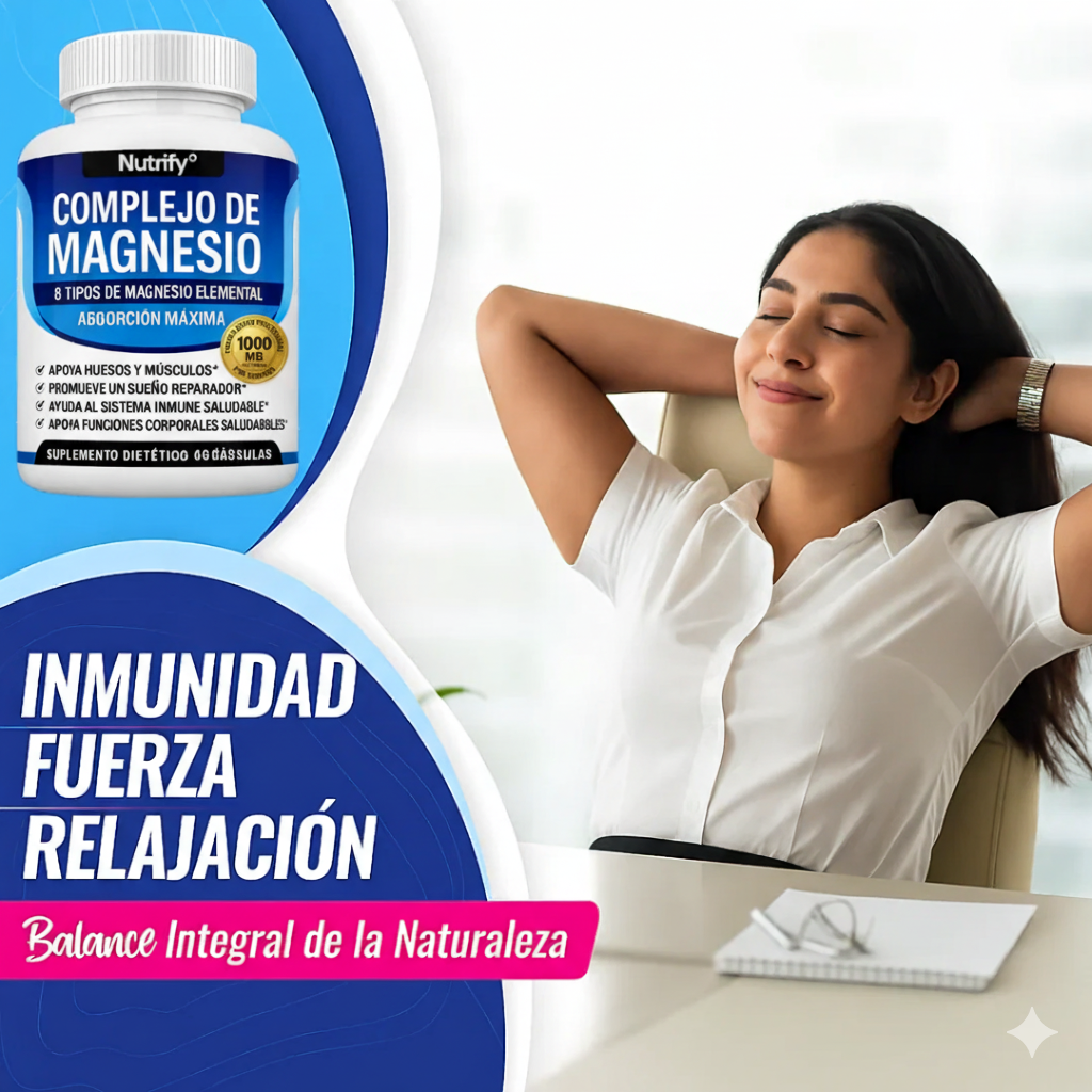 💪✨ Magnesio Complex™ — 8 Tipos de Magnesio en 1 💊⚡