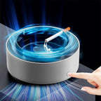 AeroScent Pro | Purificador de aire para eliminación de humo con filtración avanzada y simulador LED
